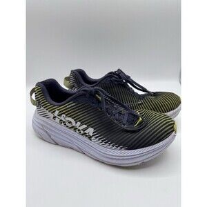 Hoka One Men’s Rincon 2 Road Running Shoes Odyssey Gray White Yellow Size 9 READ